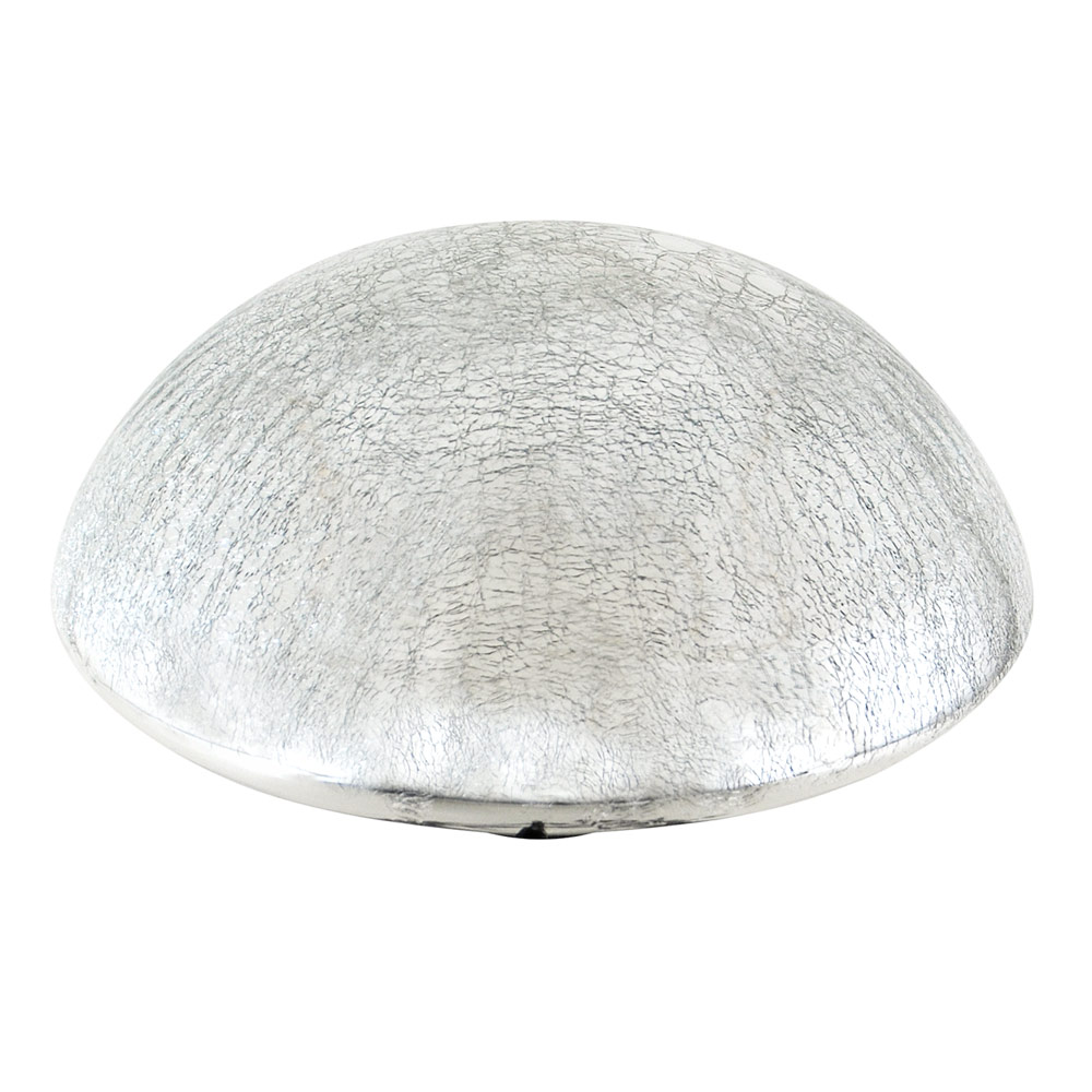 Achla Crackle Glass Toadstool Silver